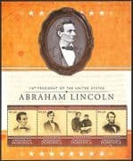 Dominica 2010 Abraham Lincoln / Politics / Politicians / People / History m / s n40858