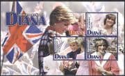 Dominica 2010 Diana / Princess of Wales / Royalty / Royal / People 4v m / s (n40065)