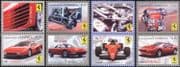 Dominica 2010 Ferrari/ Sports Cars/ Motoring/ Motor Racing/ Transport 8v set (s5044u)