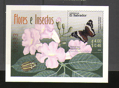 El Salvador 2003 Butterfly / Insects / Beetle 1v m / s n14934