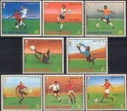 Equatorial Guinea 1977 Football World Cup/ Sports/ Games/ Soccer 8v set (b3440e)