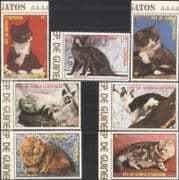 Equatorial Guinea 1978 Domestic Cats/ Kittens/ Pets/ Animals/ Nature 7v set (b5705q)