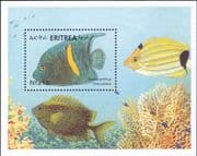 Eritrea 2000 Red Sea Fish/ Angelfish/ Marine/ Animals/ Nature/ Coral 1v m/s (b6745a)