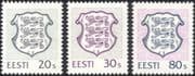 Estonia 1995 State Arms/ Lions/ Coats-of-Arms/ Heraldry/ Animals 3v set (ee1113)