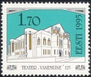 Estonia 1995 Vanemuine Theatre/ Buildings/Art Nouveau Architecture/History 1v ee1106