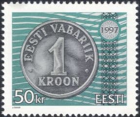 Estonia 1997  50Kr/ Kroon Re-introduction/ Coins/ Money/ Currency/ History  1v  (ee1177)