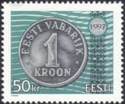 Estonia 1997 50Kr/ Kroon Re-introduction/ Coins/ Money/ Currency/ History 1v (ee1177)