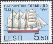 Estonia 1997 Baltic Sailing Ships/ Nautical/ Boats/ Transport/ History 1v (ee1175)