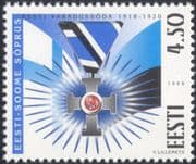 Estonia 1998 Finnish Friendship/ Diplomacy/ Politics/ Flags/ Medal 1v (ee1197)
