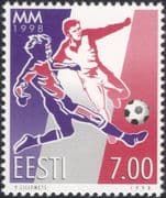Estonia 1998 Football/ World Cup Championships/ WC/ Sports/ Soccer/ Games 1v (ee1189)
