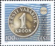 Estonia 1999 100Kr/ Kroon Re-introduction/ Coins/ Money/ Currency/ History 1v (ee1335)