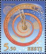 Estonia 1999 Millennium/ New Year/ Greetings/ Year Clock 1v (ee1330)