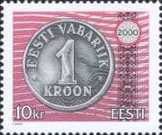 Estonia 2000 10Kr/ Kroon Re-introduction/ Coins/ Money/ Currency/ History 1v (ee1346)