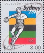 Estonia 2000 Olympic Games/ Sports/ Olympics/ Discus Thrower/ Athletics 1v (ee1347)