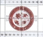 Estonia 2002 Adamson-Eric/ Artist/ Art/ Ceramics/ Plate/ Craft 4v m/s (ee1317)