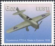 Estonia 2002 Planes/ Aircraft/ Aviation/ Transport/ Flight Trainer 1v (ee1223)