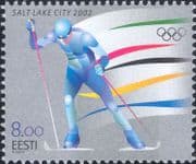 Estonia 2002 Winter Olympic Games/ Sports/ Olympics/ Skiing/ Animation 1v (ee1323)