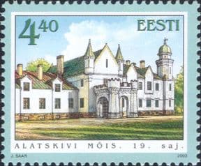 Estonia 2003  Alatskivi Hall/ Architecture/ Buildings/ Heritage/ History  1v  (ee1310)