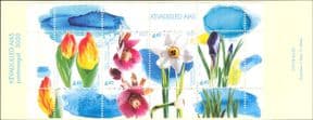 Estonia 2003  Tulip/ Crocus/ Daffodil/ Hellebore/ Flowers/ Plants/ Nature  4v bklt  (ee1300)