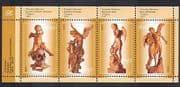 Estonia 2005 Amandus Adamson/ Artist/ Statues/ Angels/ Skull/ Carving/ Art/ Craft 4v m/s (n38221)