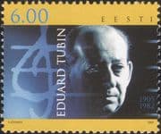 Estonia 2005 Eduard Tubin/ Composer/ Composers/ Music/ Score/ People 1v (ee1236)