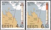 Estonia 2005 Lighthouses/ Maritime Safety/ Buildings/ Architecture/ Maps 2v (ee1240)