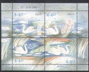 Estonia 2005 Swans/ Nature/ Birds/ Wildlife/ Conservation/ Animation 4v m/s (n34329)
