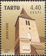 Estonia 2005 Tartu City/ Church/ Churches/ Buildings/ Architecture/ Heritage 1v (ee1234)