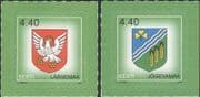Estonia 2005 Town Arms/ Coats-of-Arms/ Eagle/ Birds/ Heraldry/ Wheat/ Farming 2v set s/a (ee1238)