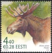 Estonia 2006 Elk/ Animals/ Wildlife/ Nature/ Conservation/ Deer 1v (ee1042)