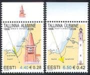 Estonia 2006 Tallin LIGHTHOUSES / Maritime 2v set n15999
