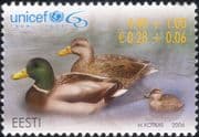 Estonia 2006 UNICEF 60th Anniversary/ Ducks/ Nature/ Birds/ Wildlife/ Welfare/ UN 1v (ee1231)