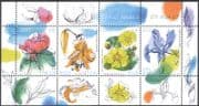 Estonia 2007 Rose/ Peony/ Iris/ Lily/ Flowers/ Plants/ Nature 4v m/s (n17434)