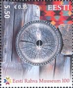 Estonia 2009 National Museum 100th/ History/ Heritage/ Shield/ Tapestry 1v (ee1359)