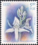 Estonia 2010 Orchids/ Flowers/ Plants/ Nature/ Butterfly Orchid 1v (ee1058)