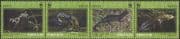 Estonia 2010 WWF/ Endangered Animals/ Great Crested Newt/ Amphibians/ Nature 4v strip (ee1201)