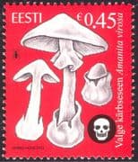 Estonia 2012 Poisonous Fungi/ Mushrooms/ Plants/ Nature 1v (n44159)