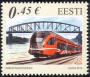 Estonia 2012 Trains/ Locomotives/ Rail/ Railway Bridges/ Transport/ Railways/ Engineering 1v (ee1001)