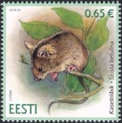 Estonia 2016 Northern Birch Mouse/ Animals/ Wildlife/ Nature/ Conservation 1v (ee1216)