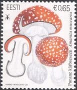 Estonia 2016 Poisonous Fungi/ Mushrooms/ Plants/ Nature/ Fly Agaric 1v (n45989)