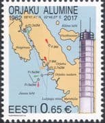 Estonia 2017 Lighthouse/ Maritime Safety/ Buildings/ Architecture/ Maps 1v (ee1229)