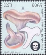 Estonia 2017 Poisonous Fungi/ Mushrooms/ Plants/ Nature 1v (ee1228)