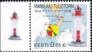 Estonia 2018 Lighthouses/ Maritime Safety/ Buildings/ Architecture/ Maps 1v (ee1259)