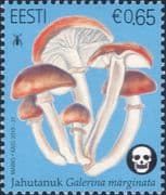 Estonia 2019 Poisonous Fungi/ Mushrooms/ Plants/ Nature 1v (ee1276)