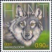Estonia 2021 Wolf/ Animals/ Nature/ Wildlife/ Wolfs/ Wolves 1v (ee1285)