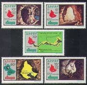 Ethiopia 1983 Sof Omar Caves / Rock Formations / Geology / / Natural History 5v n37188