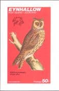 Eynhallow, Orkney (GB Local) 1974 UPU 100th/ Owl/ Birds/ Raptor/ Nature IMPERF m/s (b2802)