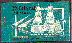 Falklands 1978 Ships / Boats 20v bklt green cover b3618