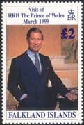 Falklands 1999 Prince Charles/ Royal Visit/ Royalty/ People 1v (n44941)