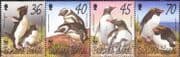 Falklands 2002 WWF/ Penguins/ Birds/ Wildlife/ Nature/ Conservation 4v set as strip (s1098)